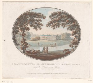 Blick auf das Landhaus von Sir William Portman in Bryanston von Laurent Guyot