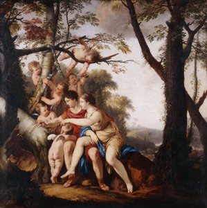 Angelica und Medoro von Laurent de la Hyre