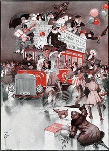 Weihnachtseinkäufe 1921