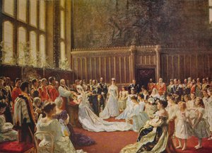 Die Hochzeit von König George V., 1894, ca. 1915