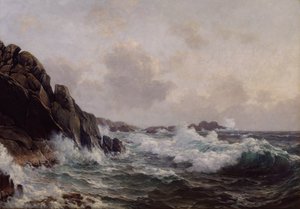 Brandung bei Kvitsoy von Lauritz Haaland