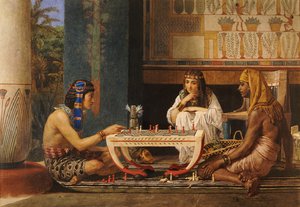 Ägyptische Schachspieler, 1868 von Lawrence Alma Tadema