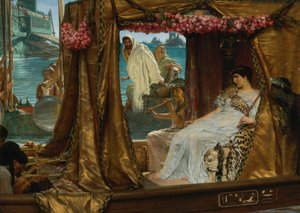Das Treffen von Antonius und Kleopatra von Lawrence Alma Tadema