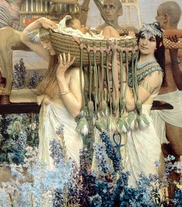 Die Auffindung des Moses durch die Tochter des Pharao von Lawrence Alma Tadema