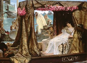 Das Treffen von Antonius und Kleopatra