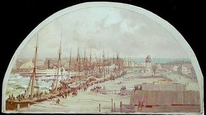 Die große Flut von Chicago im Jahr 1849