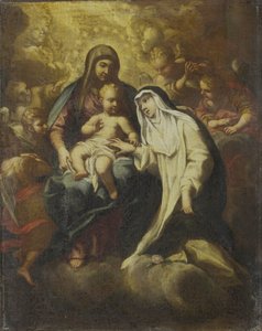 Die mystische Hochzeit der hl. Rosa von Lima