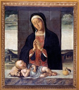 Jungfrau betet Jesus an (Gemälde, ca. 1500)