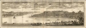 1711 Illustration - Vue du Grande Serrail de Constantinople von Le Blond