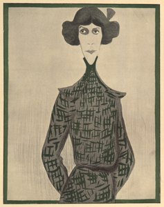 Eve Lavalliere, Karikatur aus 