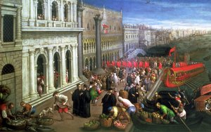Riva degli Schiavoni, Venedig (Detail)