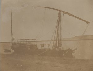 Nilboot, Ägypten, 1851
