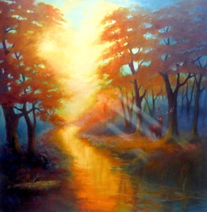 Goldener Wald, 2023 von Lee Campbell