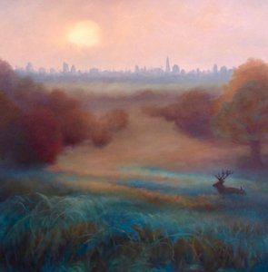 Morgennebel Richmond Park, 2021