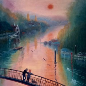 Sommermorgen, Eel Pie Island, Twickenham, 2021