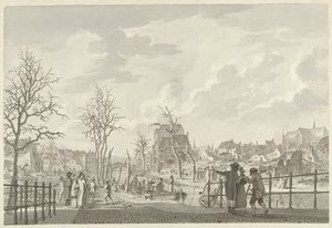 Ruinen am Rapenburg in Leiden nach der Pulverexplosion vom 12. Januar 1807