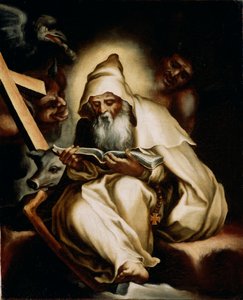 Die Versuchung des heiligen Antonius, ca. 1575 von Lelio Orsi da Novellara