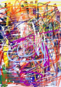 Dynamisches buntes Chaos