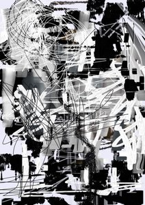 Städtisches Chaos-Abstrakt