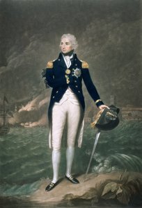 Sir Horatio Nelson, K.B., Konteradmiral der Blauen, graviert und veröffentlicht von William S. Barnard (1774-1849), veröffentlicht 1798