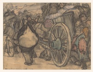 Antwerpen-Roosendaal-1914 von Leo Gestel (signed by artist)