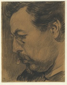 Porträt von Leendert Adriaan Schilt von Leo Gestel (signed by artist)