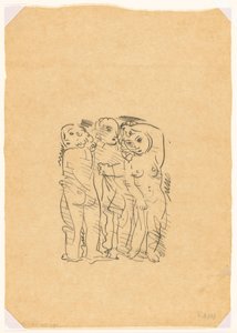 Drei Grazien (Skizze) von Leo Gestel