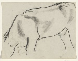 Weidende Kuh von Leo Gestel