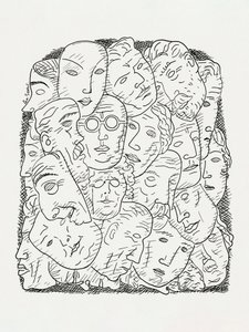 Masken von Leo Gestel