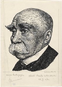 Porträt von George-Eugène-Benjamin Clemenceau von Leo Gestel