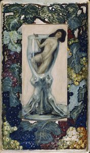 Mädchen im Glas