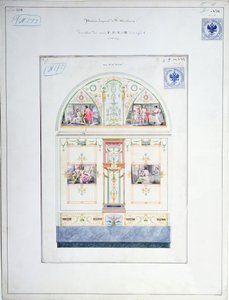 Wandgestaltung für die Eremitage, St. Petersburg, um 1840 von Leo von Klenze