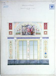 Wandgestaltung für die Eremitage, St. Petersburg, ca. 1840