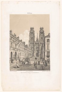Ansicht der Rue Jeanne d