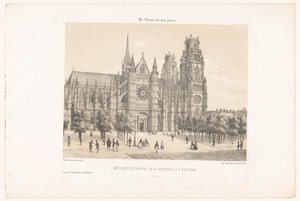 Blick auf die Kathedrale von Orléans (Nordseite)