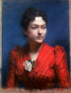 Madame Lambert, 1889 von Leon Augustin Lhermitte