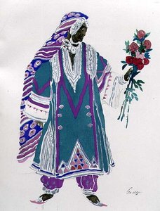 Kostümentwurf von Leon Bakst