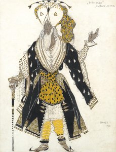 Kostümentwurf für das Ballett Blauer Gott von R. Hahn, 1911 von Leon Bakst