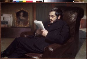 Porträt des Künstlers Alexander Benois (1870-1960)