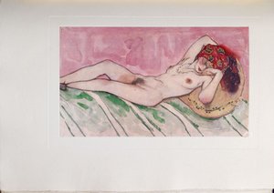 Schlafende Frau des Sultans, 1916