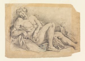 Schlafender Bacchus (nach Poussin)