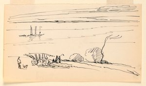 Landschaft mit Fluss