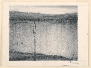Blick über einen Fluss