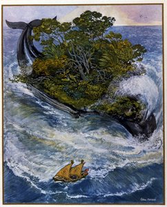 Die Abenteuer von Sindbad dem Seefahrer (Illustration von Léon Carré)