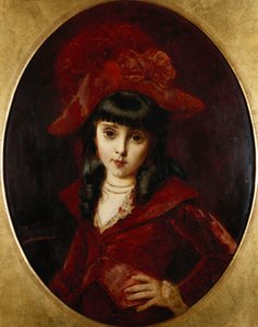 Das rote Kleid, 1881 von Leon Herbo