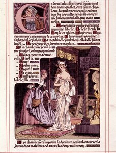 Illustration des Romans „La Mye du Roy“ von Honoré de Balzac
