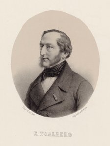 Porträt des Pianisten und Komponisten Sigismund Thalberg