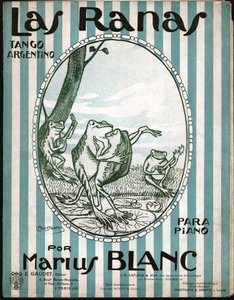 Frösche tanzen Tango, 1914 (Illustration)