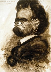 Friedrich Nietzsche (1844-1900) deutscher Philosoph und Dichter