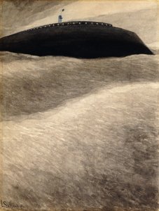 Der Leuchtturm von Ostende von Leon Spilliaert